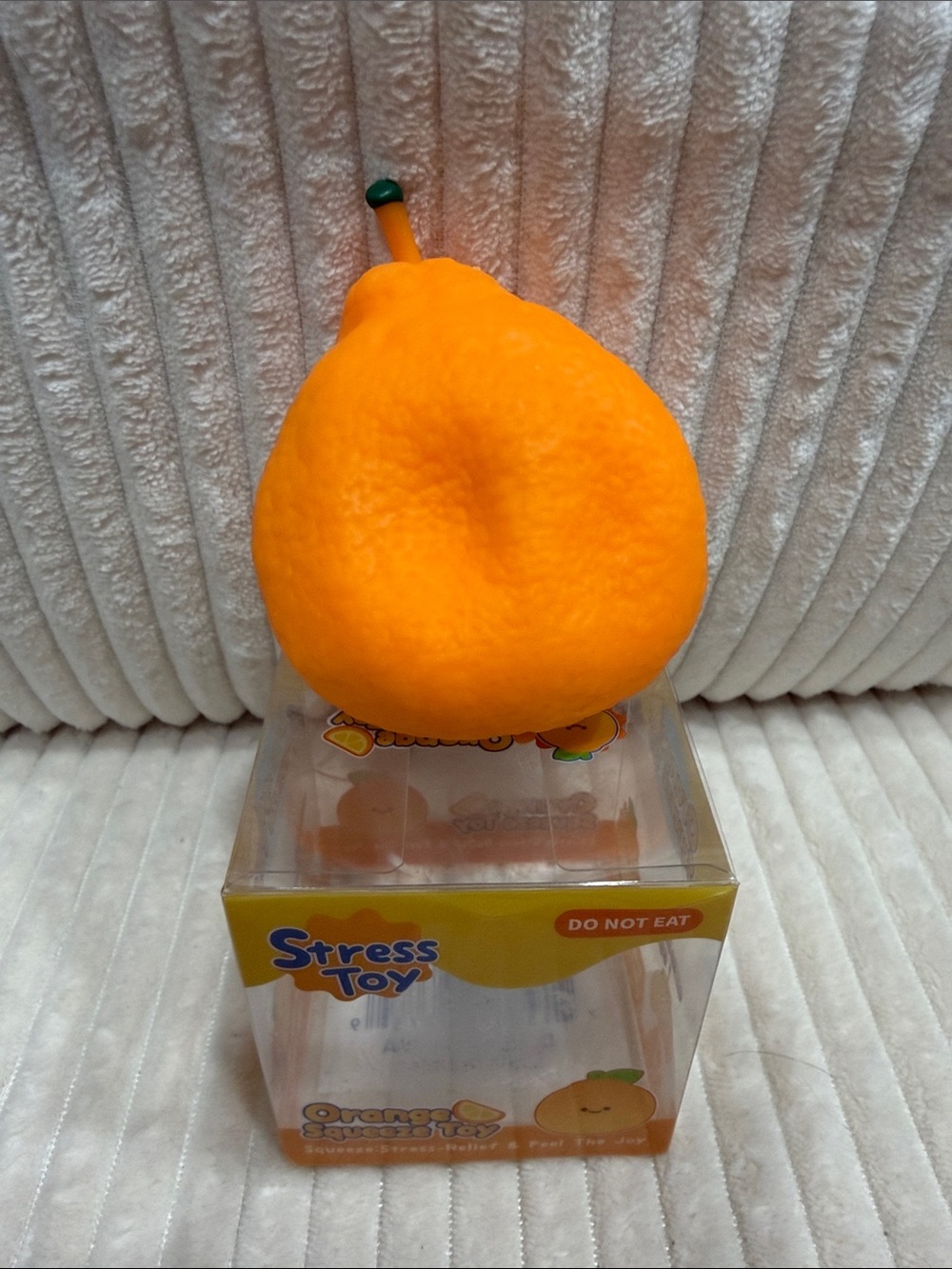 Crunchy Orange Squeeze Squishy. New in package.